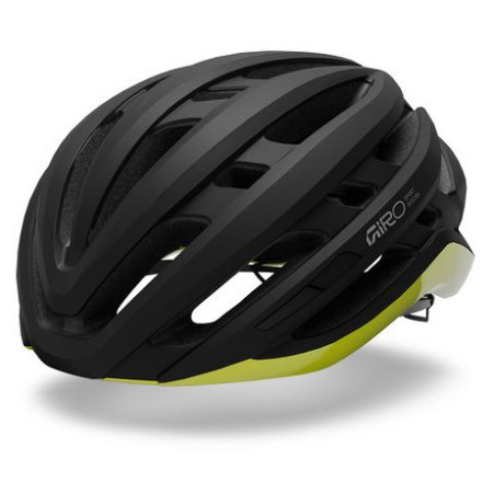 Casco da ciclismo Giro Agilis MIPS nero/verde Mat Black/Gloss Hi Viz Yellow