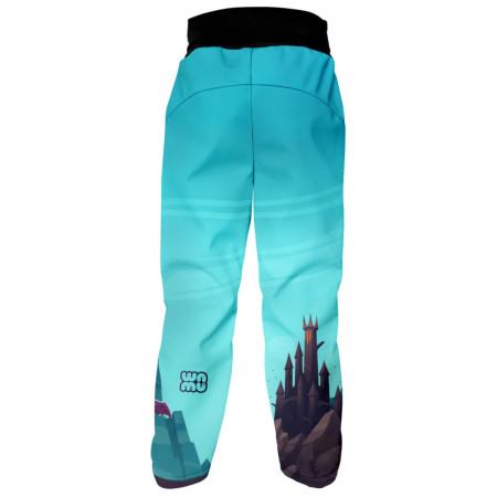 Pantaloni softshell per bambini WAMU Dragon Fantasy