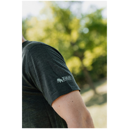 Maglietta da uomo Zulu Merino Fire 160 Short Comfy