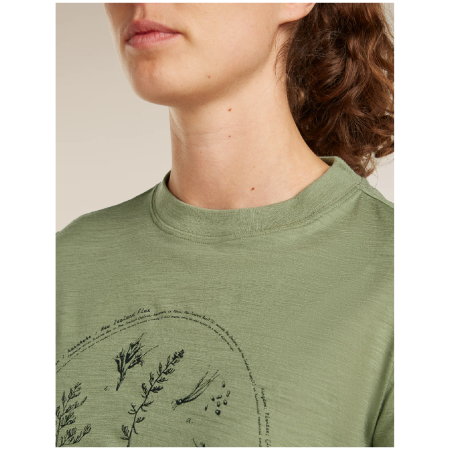 Maglietta da donna Icebreaker Merino 150 Tech Lite SS Crop Tee Seed Story