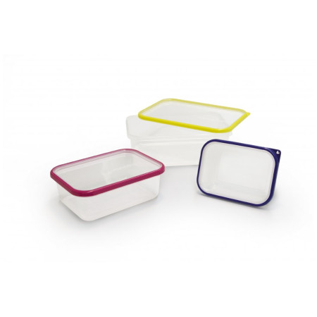 Scatola per alimenti Omada Sanaliving Box Set 0,4L + 1L + 2L