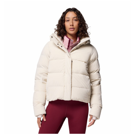 Giacca invernale da donna Columbia Amaze Puff™ Hooded Jacket beige Dark Stone