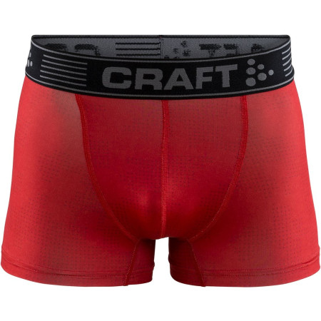 Boxer sportivi da uomo Craft Greatness 3" rosso/nero Canyon
