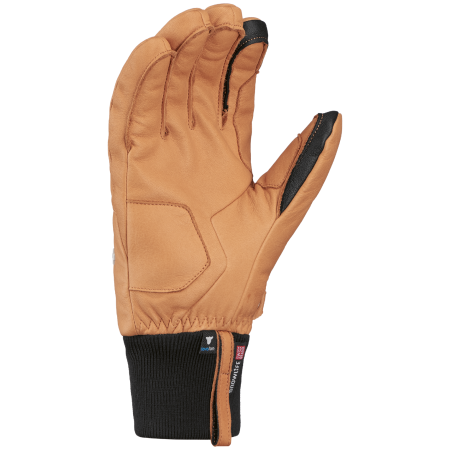Guanti da sci da uomo SnowLife SGlove Leather marrone chiaro nature