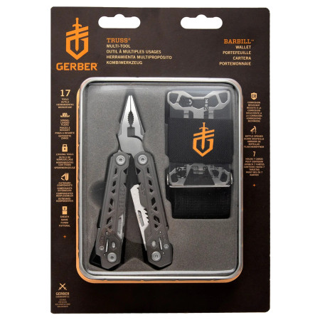 Set regalo Gerber Truss + Wallet grigio