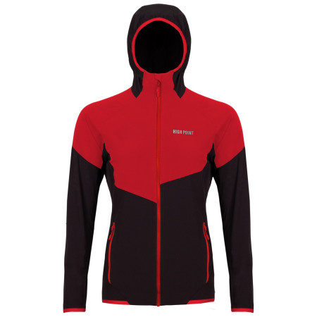 Giacca da donna High Point Versa 2.0 Lady Hoody Jacket nero/rosso Black/Red