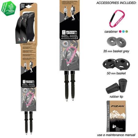Bastoncini da trekking Fizan Compact MS