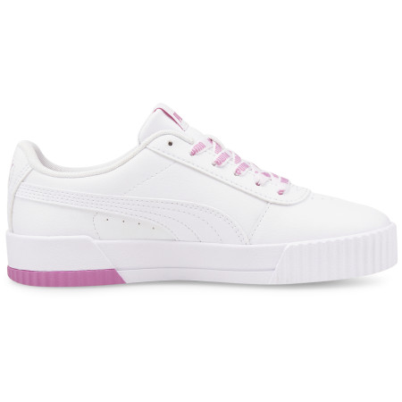 Scarpe da donna Puma Carina Logomania bianco/rosa white