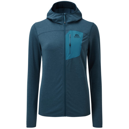 Felpa da donna Mountain Equipment Lumiko Hooded W's Jacket azzurro MeMajolica/AltoBlue