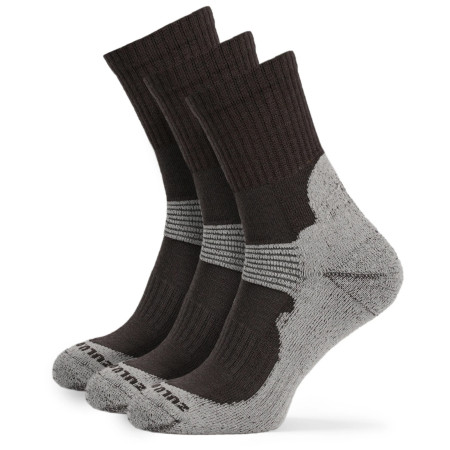 Calze Zulu Merino Allseason 3-pack grigio/marrone grey/brown