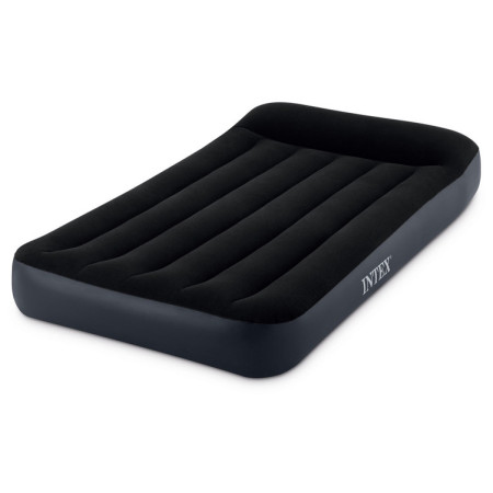 Materasso gonfiabile Intex Twin Dura-Beam Pillow Rest nero