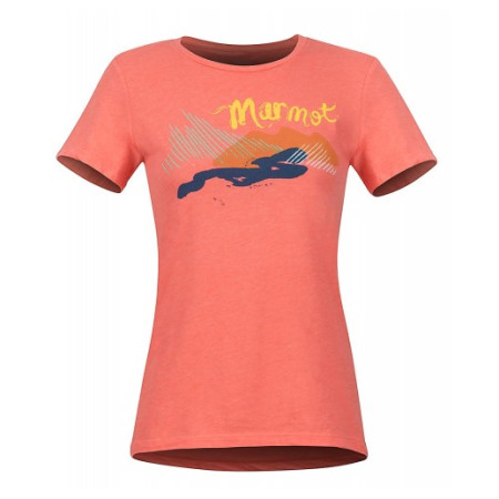 Maglietta da donna Marmot Wm's Esterel Tee SS rosso FlamingoHeather