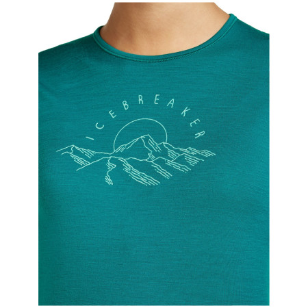 Maglietta sportiva da donna Icebreaker Women Merino 200 Oasis LS Crewe Sunrise Summit