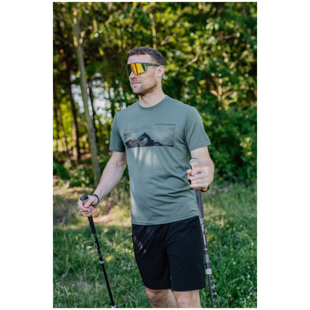 Maglietta da uomo MOOA Merino Lyolite Highlander 150 Short