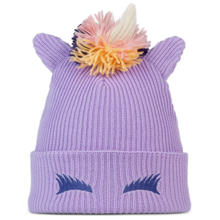 Cappello per bambini Buff Knitted Beanie Fun viola Unicorn Grape Ice