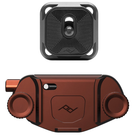 Supporto Peak Design Capture (v3) rosso Eclipse