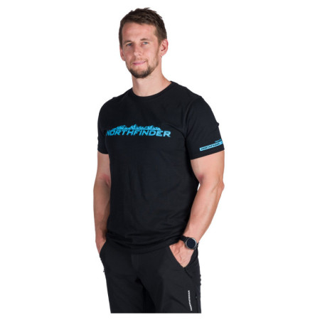 Maglietta da uomo Northfinder Ferdinand nero 269black