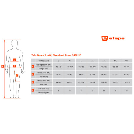 Pantaloncini da ciclismo da uomo Etape Boxer