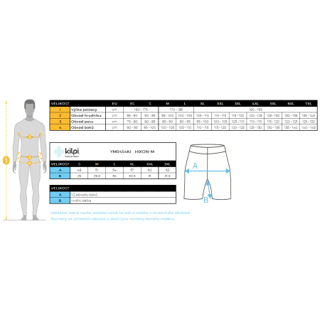 Pantaloncini da ciclismo da uomo Kilpi Hixon M