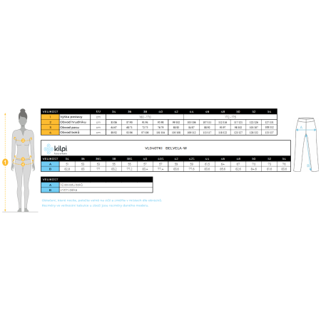 Pantaloni da donna Kilpi Belvela-W (2024)