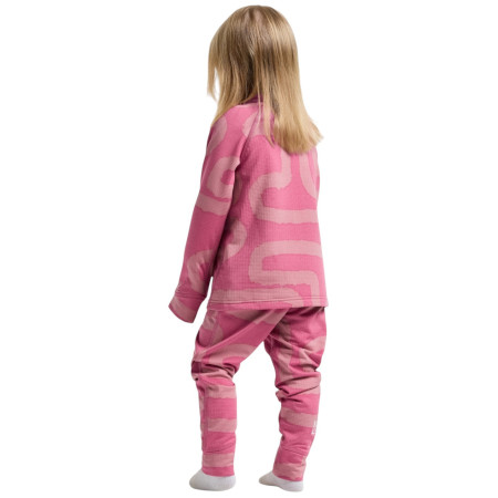 Intimo sportivo per bambini Didriksons Jadis Kids Pr Set 5 Path Heather Pink