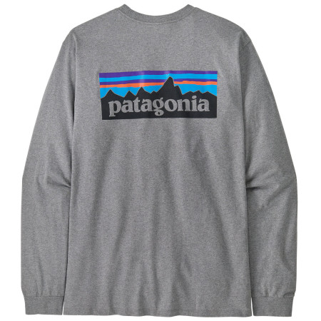Maglietta da uomo Patagonia P-6 Logo Responsibili Tee LS