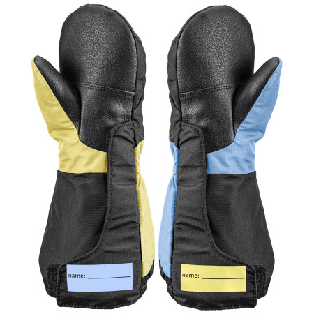 Guanti da sci per bambini Leki Little Swtch Zero Mitt Long black-light blue