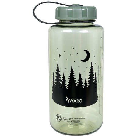 Borraccia Warg Woods Tritan Wide 1 L verde green