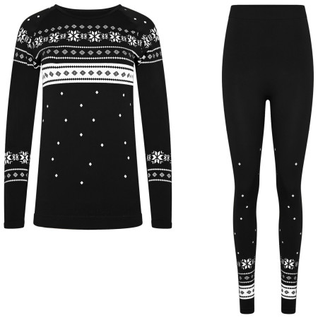 Intimo termico da donna Dare 2b In Demand B/L Set nero Black/White (8K4)