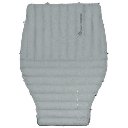 Sacco a pelo in piuma Sea to Summit Cinder Cd II Regular grigio Pale Grey / Dark Grey