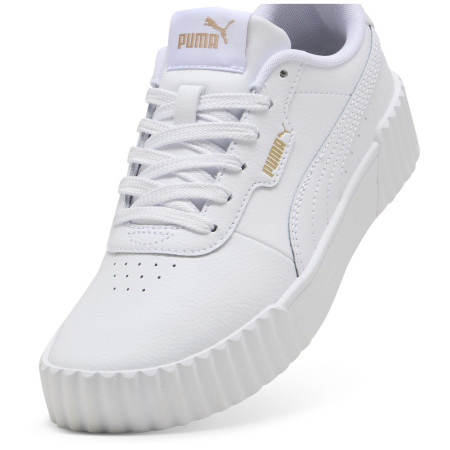Scarpe da bambino Puma Carina 3.0 Jr White-Gold