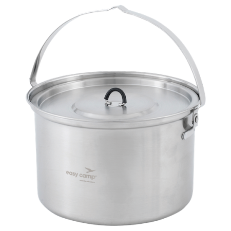 Pentola da campeggio Easy Camp Campfire Pot 4L argento