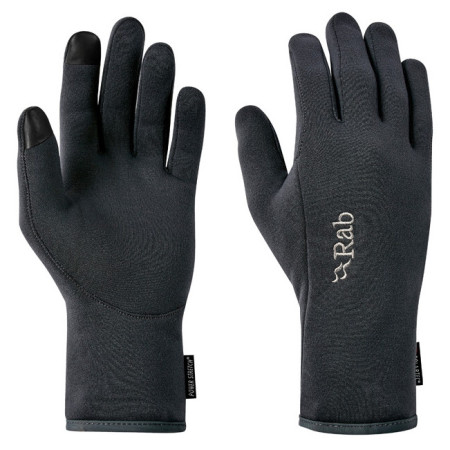 Guanti da uomo Rab Power Stretch Contact Glove nero Black