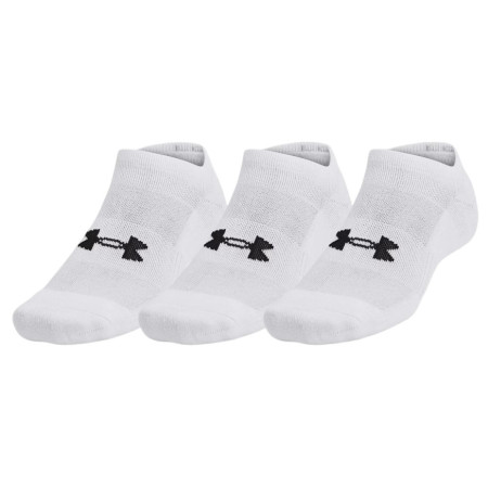 Set di calzini Under Armour Unisex Tc 3Pk No Show bianco White/White/Black