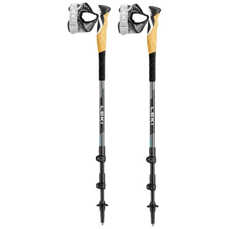 Bastoncini da trekking Leki Cross Trail Lite TA nero/argento black-white-lightblue
