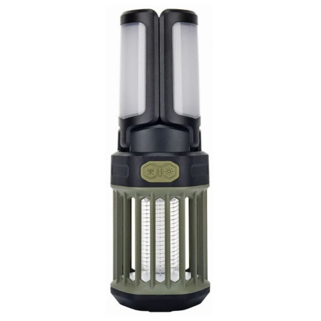 Torcia e trappola per insetti Sorbo Camping Lantern Zapper verde green