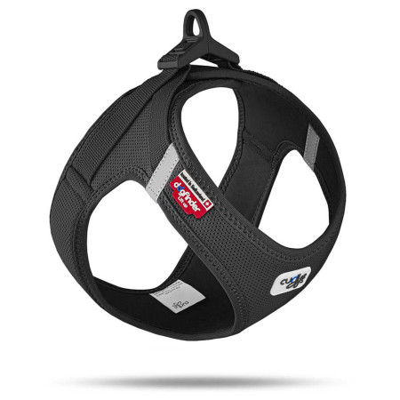 Pettorina per cane Curli Vest Clasp Air-Mesh nero Black