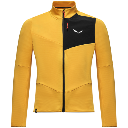 Felpa funzionale da uomo Salewa Ortles Fleece Fz M oro gold