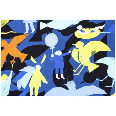 Maglietta da bambino Wouki Bara Super blue