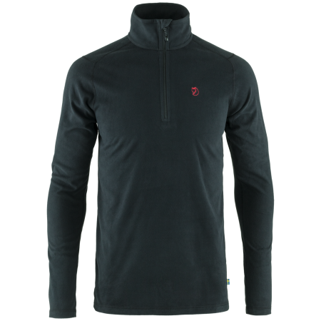 Felpa da uomo Fjällräven Pine Half Zip M nero Black