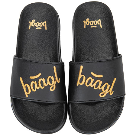 Pantofole per bambini Baagl Logo Gold