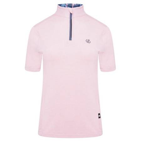 Maglia da ciclismo per donna Dare 2b Pedal Through It rosa chiaro PowderPnkMrl