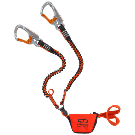 Ammortizzatore di caduta Climbing Technology Top Shell Slider Twist nero/arancio