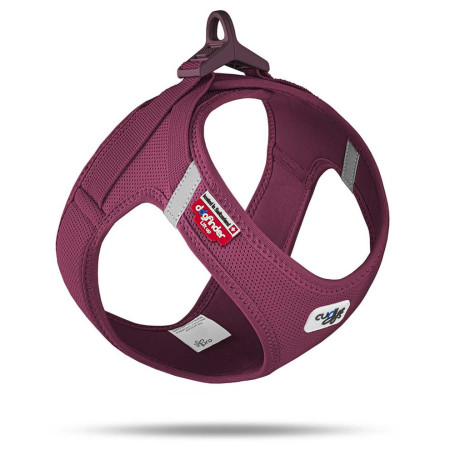 Pettorina per cane Curli Vest Clasp Air-Mesh viola Ruby
