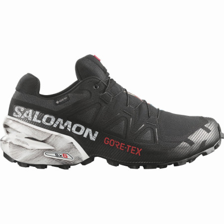 Scarpe da uomo Salomon Speedcross 6 Gtx 20 Years nero Black / White / Fiery Red