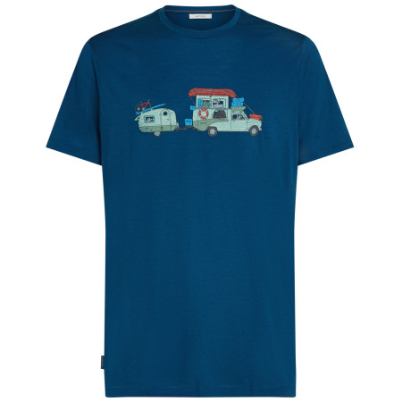 Maglietta funzionale da uomo Icebreaker Men Merino 150 Tech Lite SS Tee Transportage