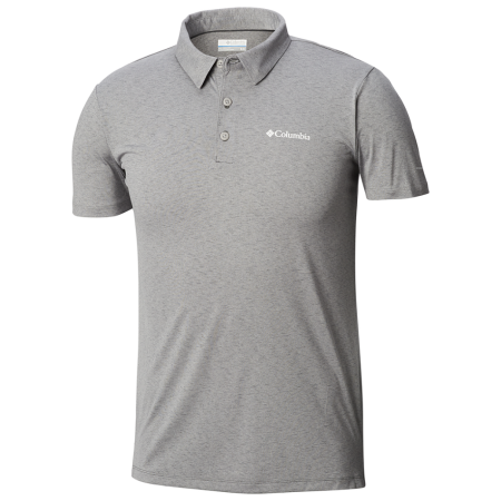 Maglietta da uomo Columbia Triple Canyon™ Tech Polo grigio ColumbiaGrayHeather