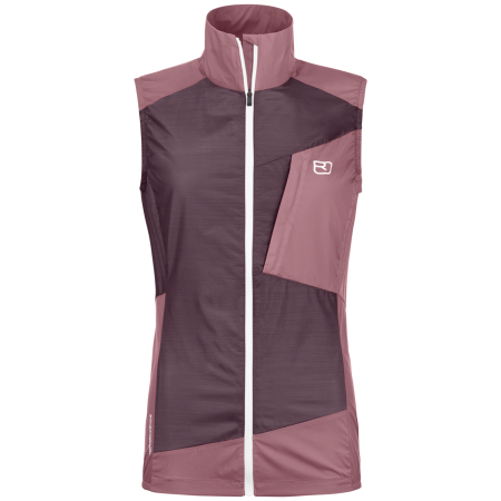 Gilet da donna Ortovox Trace Windbreaker Vest W rosa Chestnut