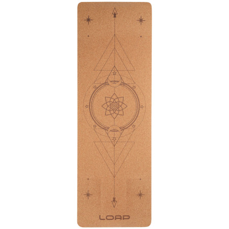 Tappetino da yoga Loap Naveen nero/beige Beige