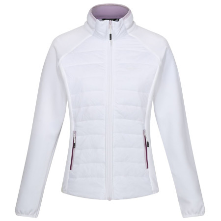 Giacca da donna Regatta Wmn Clumber V Hyb bianco White(Lilac Frost)